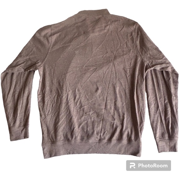 Peter Millar autumn crest quarter zip size large in birch color - Picture 4 of 4